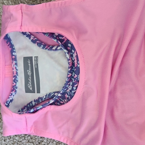 Eddie Bauer Extra Mile Trail Tight Leggings & Top Set in Begonia 🆕️ - Picture 4 of 6